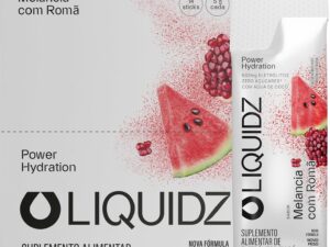LIQUIDZ - Eletrólitos Sem Açúcares - Sabor Melancia com Romã - Caixa com 14