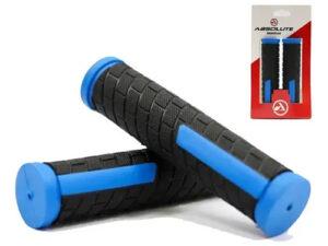 Manopla Mtb Absolute G138 Emborrachada Azul 130mm Azul