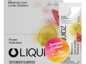 Liquidz Eletrólito Zero Açúcar Melancia C Limão Sicil Cx 14u