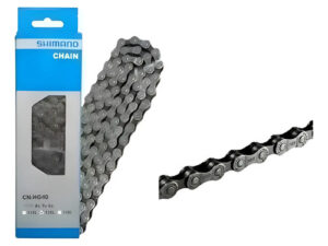 Corrente Shimano Cn-hg40 6/7/8 Vel 116 Elos - Prateado