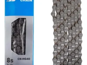 Corrente Shimano Cn-hg40 6/7/8 Vel 116 Elos - Prateado