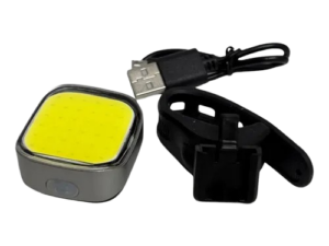 Pisca Dianteiro Bike Led Absolute Square Prata - Prata