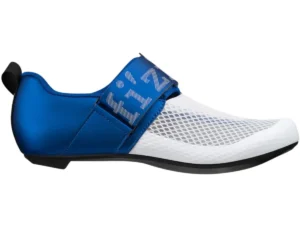 Sapatilha Ciclismo Fizik Transiro Hydra Triathlon Road Branca Azul